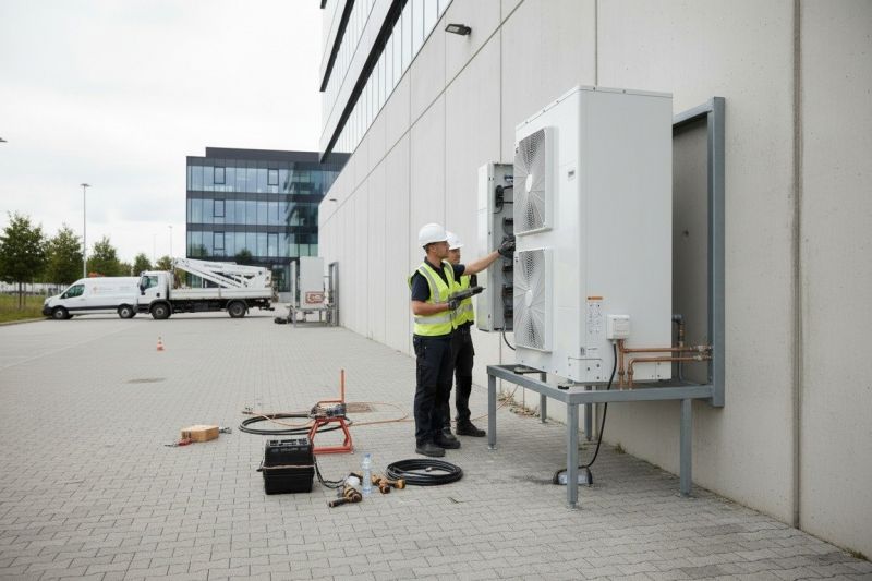 Heat Pump Installation detail