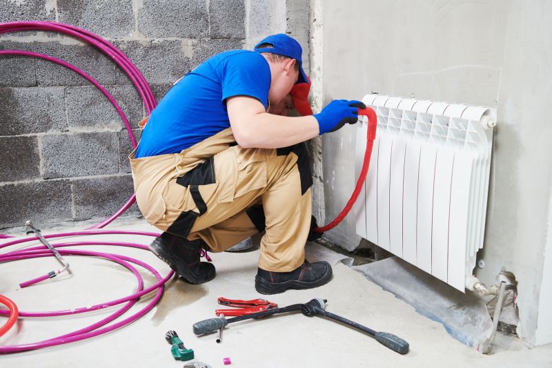 Radiator Heating Installation detail