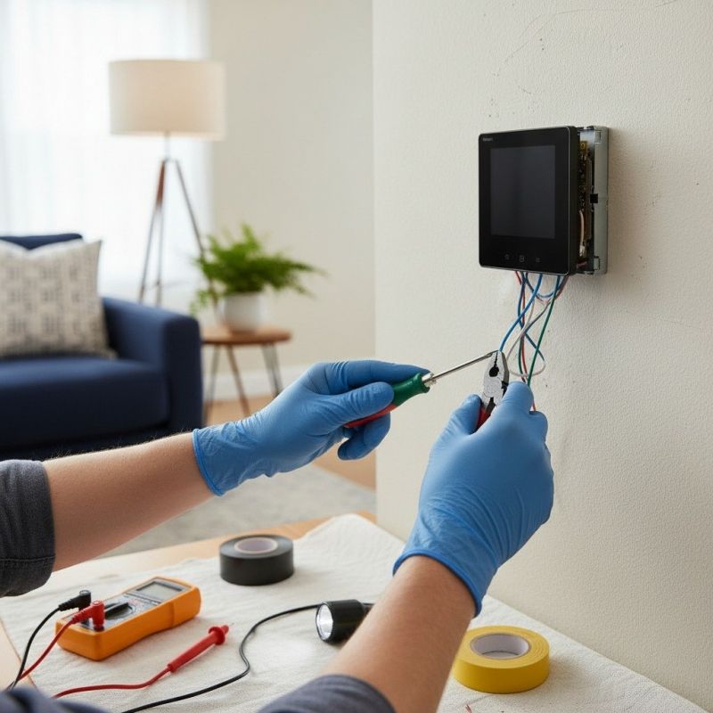 Thermostat Installation detail
