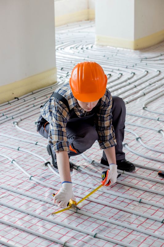 Wall Heating Installation detail